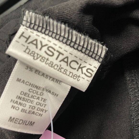 Haystacks Black Textured Pants Size Medium - Picture 5 of 6